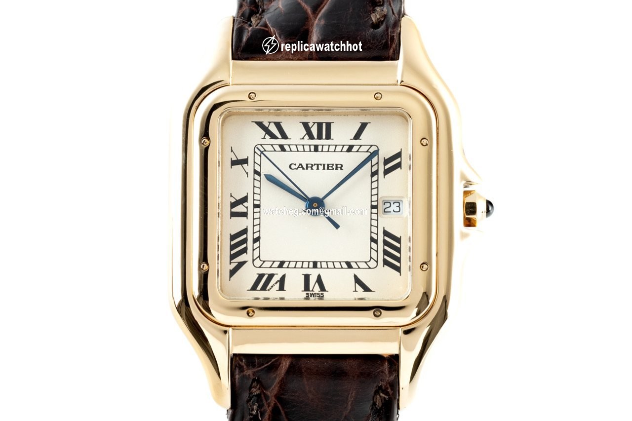 Cartier Panthere Mens watch Unisex Quartz Yellow gold 8839