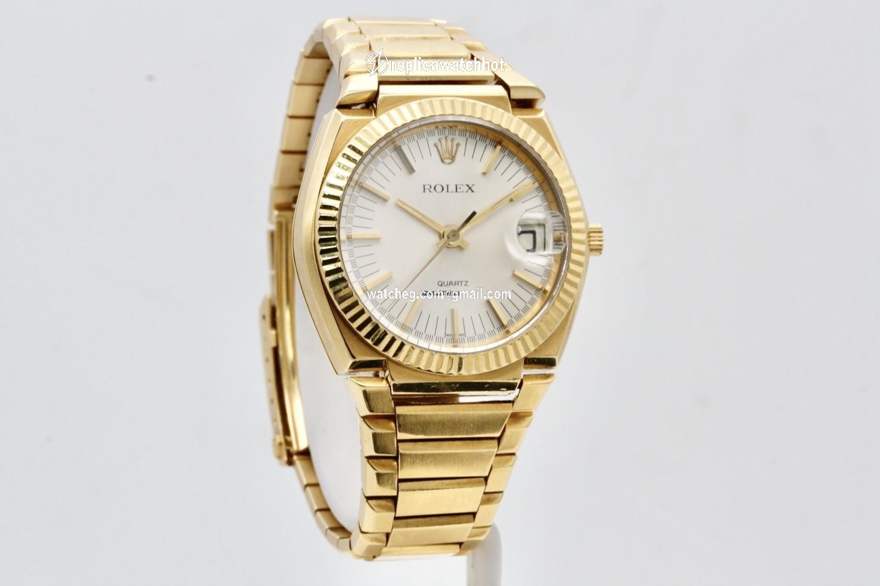 Rolex Datejust Oysterquartz Mens watch Unisex Yellow gold Quartz 5100