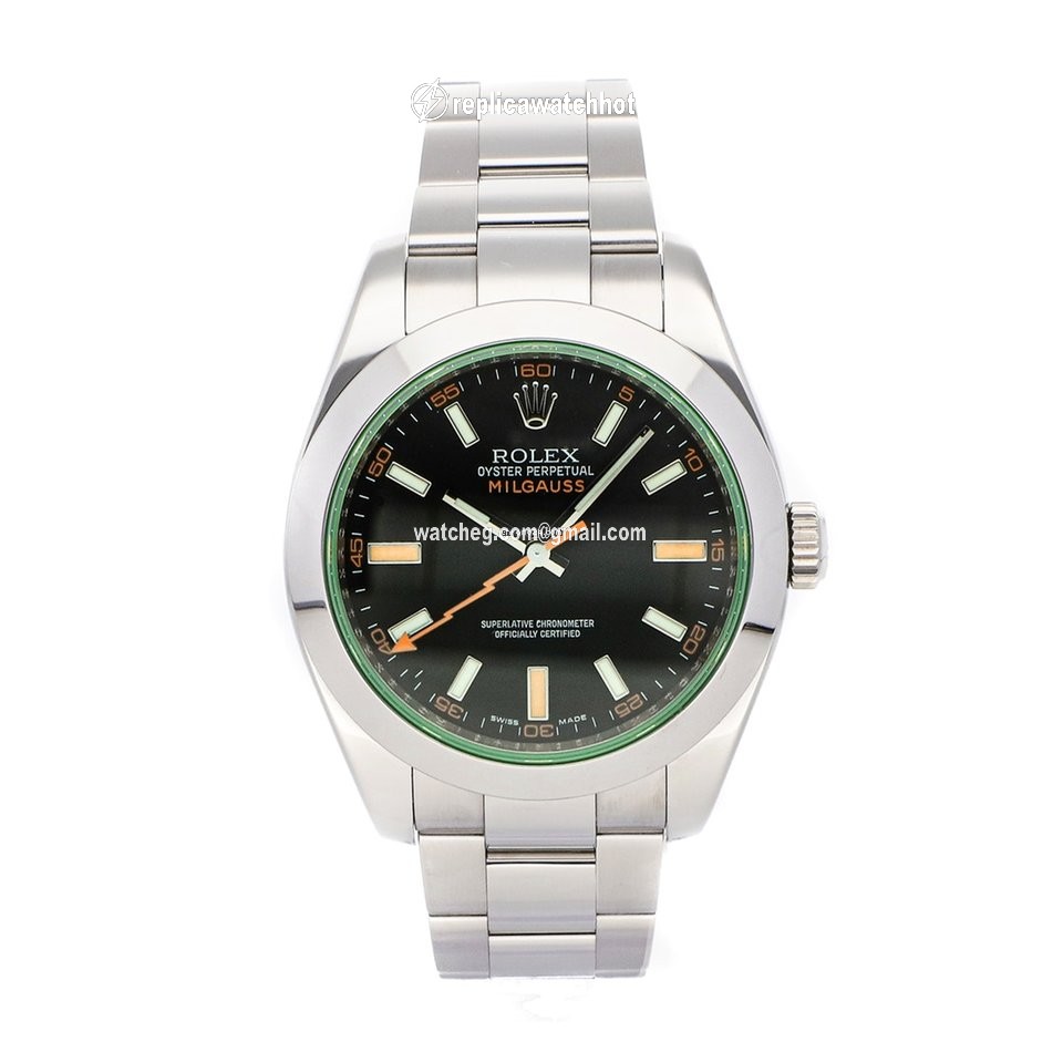 Rolex Milgauss Mens watch Unisex Steel Automatic 116400GV-0001