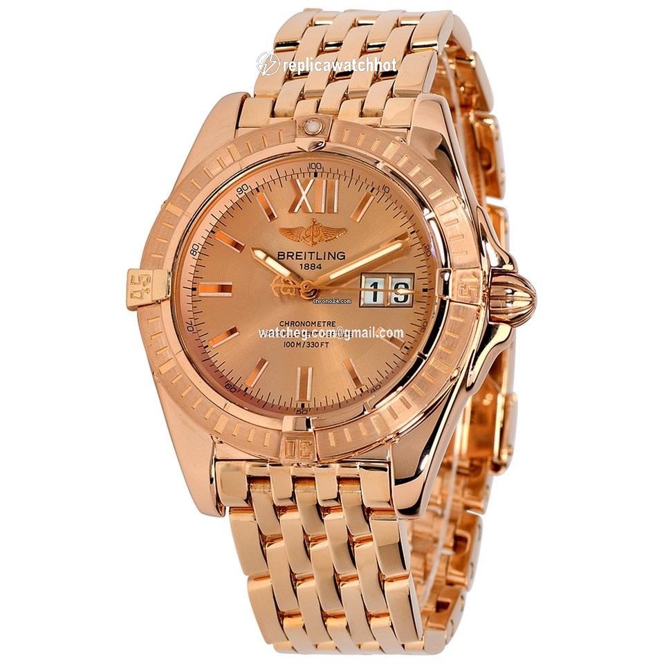 Breitling Cockpit Mens watch Unisex Automatic Rose gold H49350