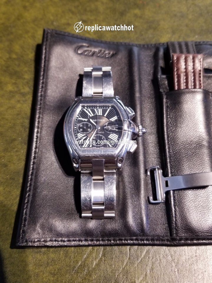 Cartier Roadster Mens watch Unisex Automatic Steel W62020x6 2618