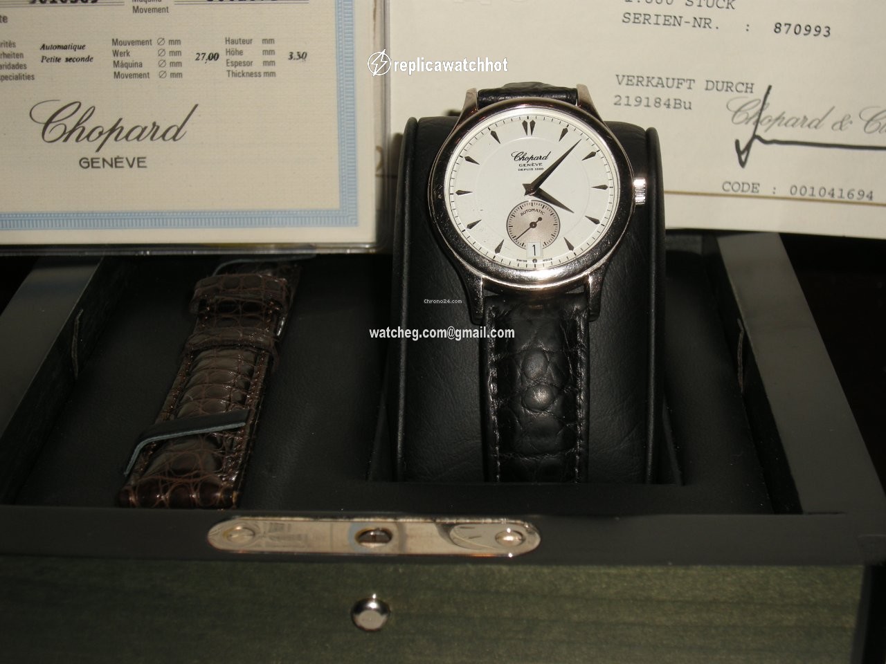 Chopard L.U.C Mens watch Unisex Automatic White gold 161860