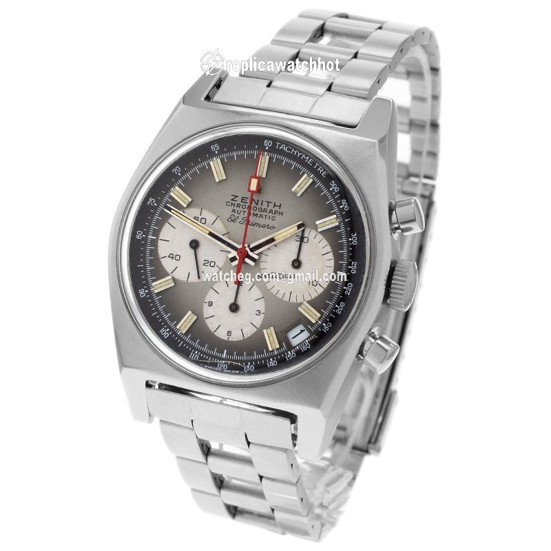 Zenith El Primero Chronograph Mens watch Unisex Automatic Steel A385