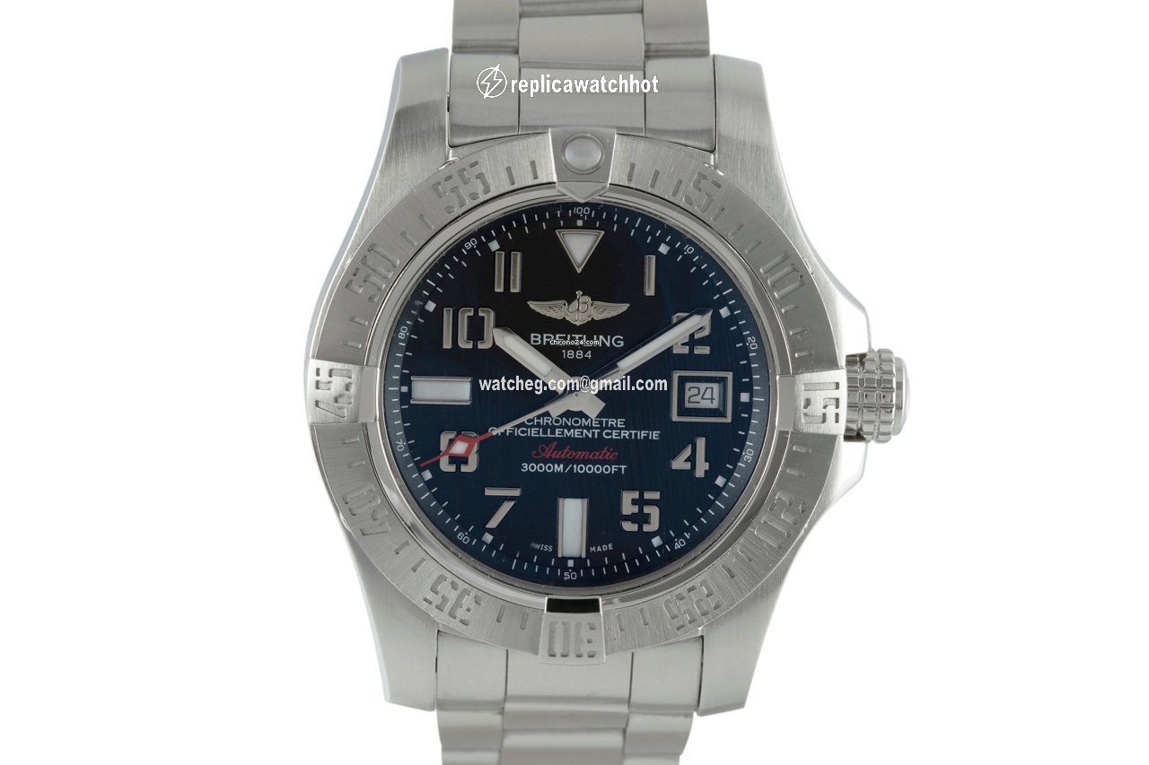 Breitling Avenger II Seawolf Mens watch Unisex Automatic Steel A17331