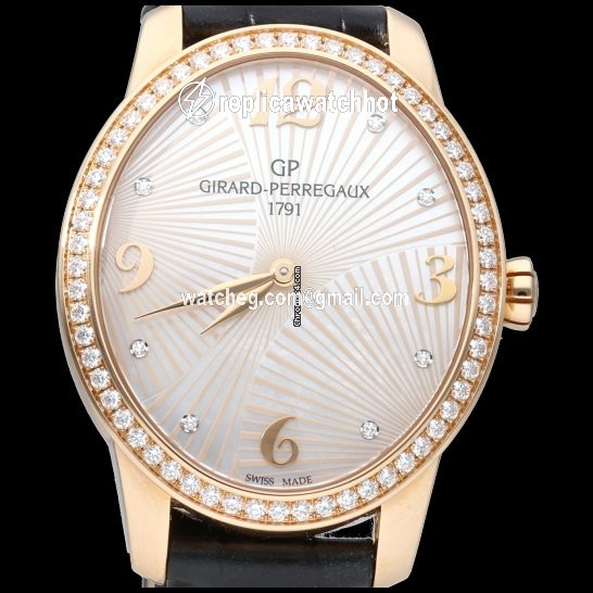 Girard Perregaux Cats Eye Womens watch Automatic Rose gold 80493D52A763-CK6A