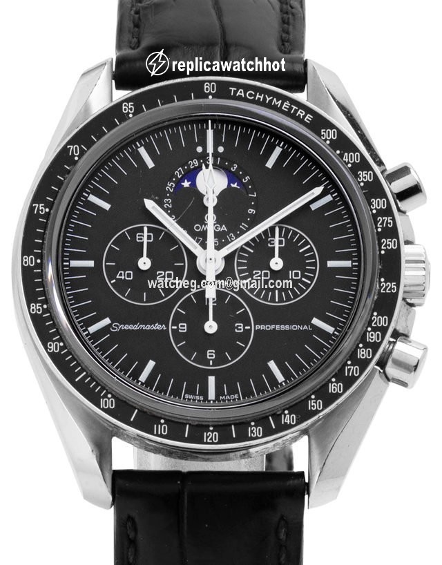 Omega Speedmaster Professional Moonwatch Moonphase Mens watch Unisex Manual winding Steel 3876.50.31