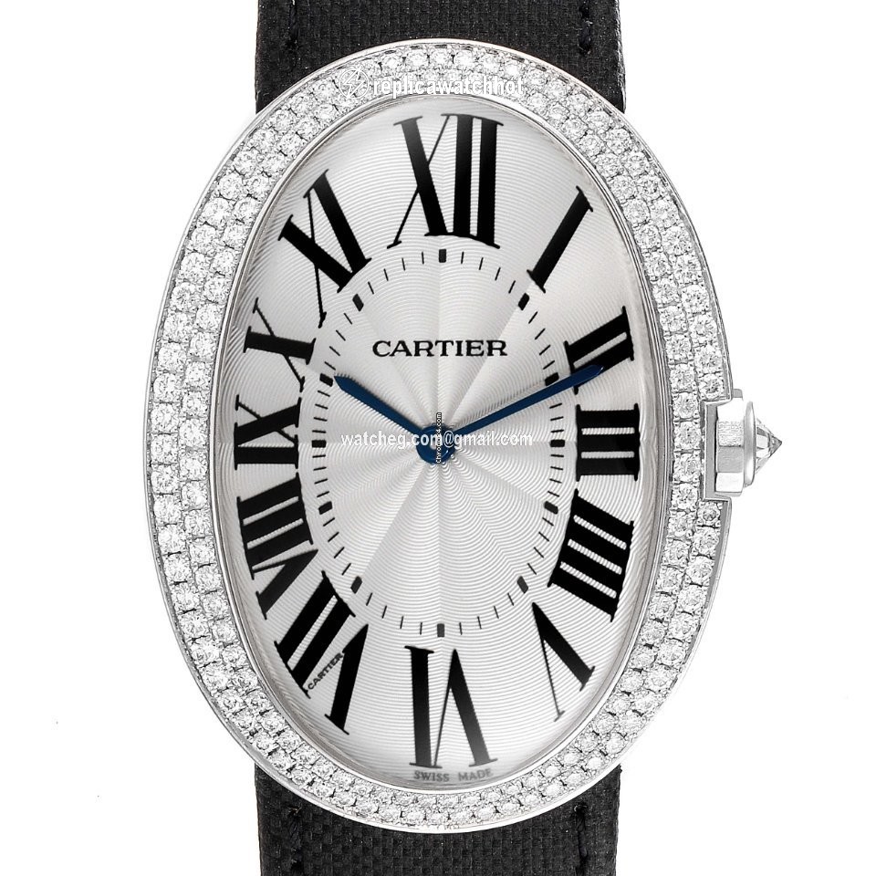 Cartier Baignoire Womens watch Manual winding White gold WB520009