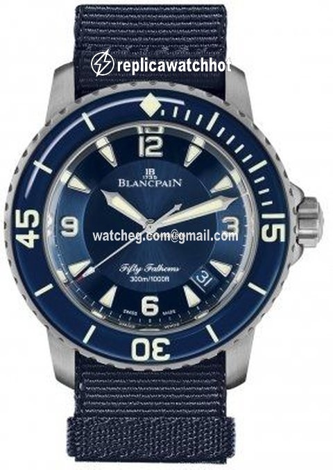 Blancpain Fifty Fathoms Mens watch Unisex Automatic Titanium 5015-12B40-NAOA