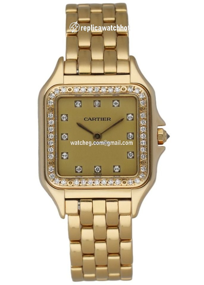 Cartier Panthere Mens watch Unisex Quartz Yellow gold 883969