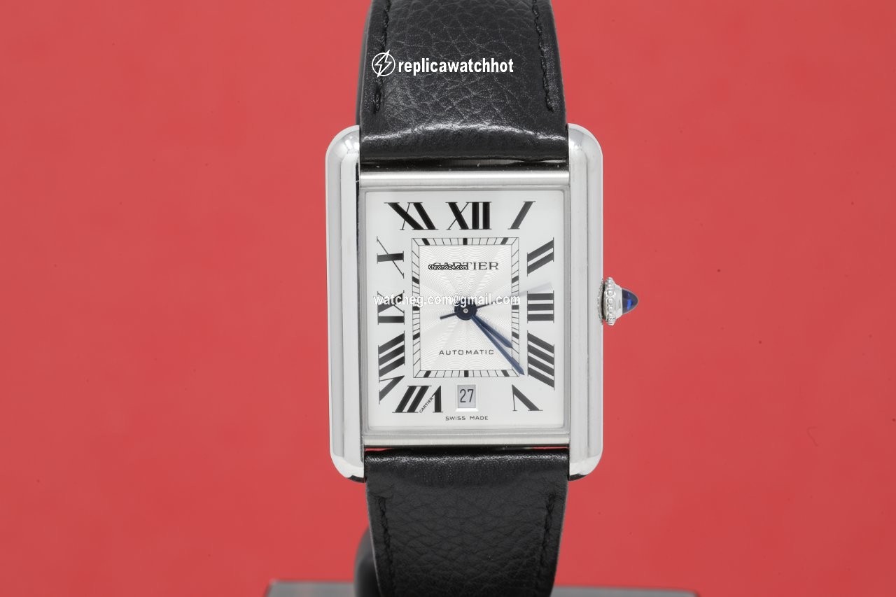Cartier Tank Mens watch Unisex Automatic Steel WSTA0040