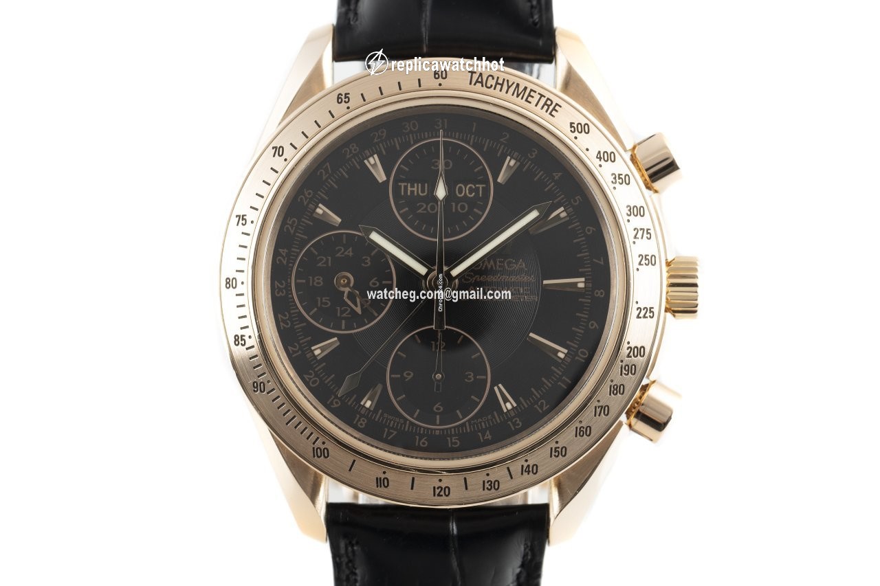 Omega Speedmaster Day Date Mens watch Unisex Automatic Red gold 323.53.40.44.01.001