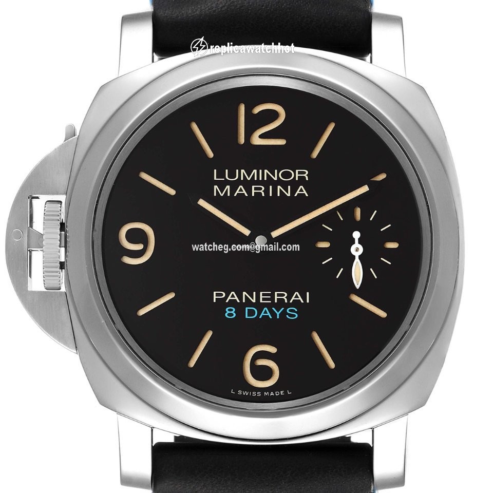 Panerai Luminor Marina 8 Days Mens watch Unisex Manual winding Steel PAM00796