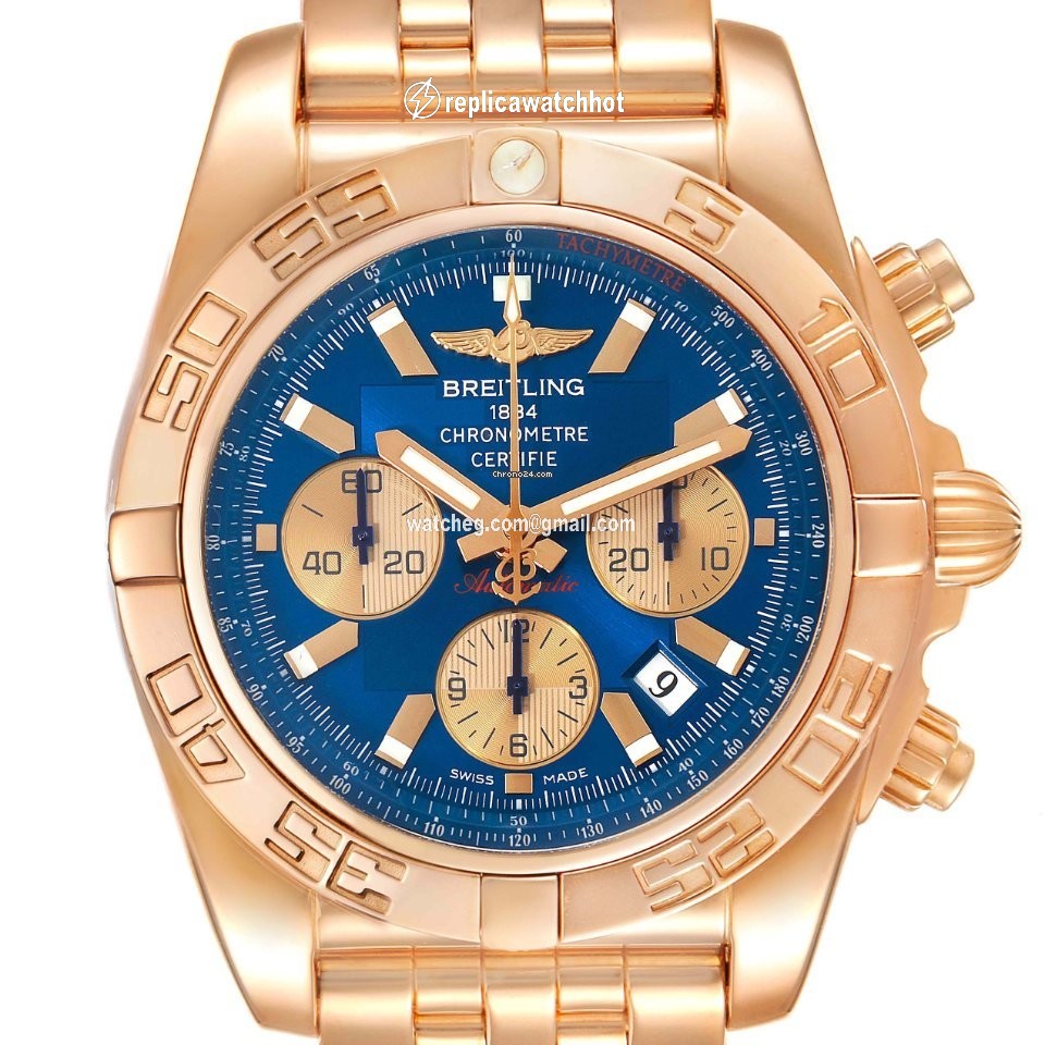 Breitling Chronomat Evolution Mens watch Unisex Automatic Rose gold HB0110
