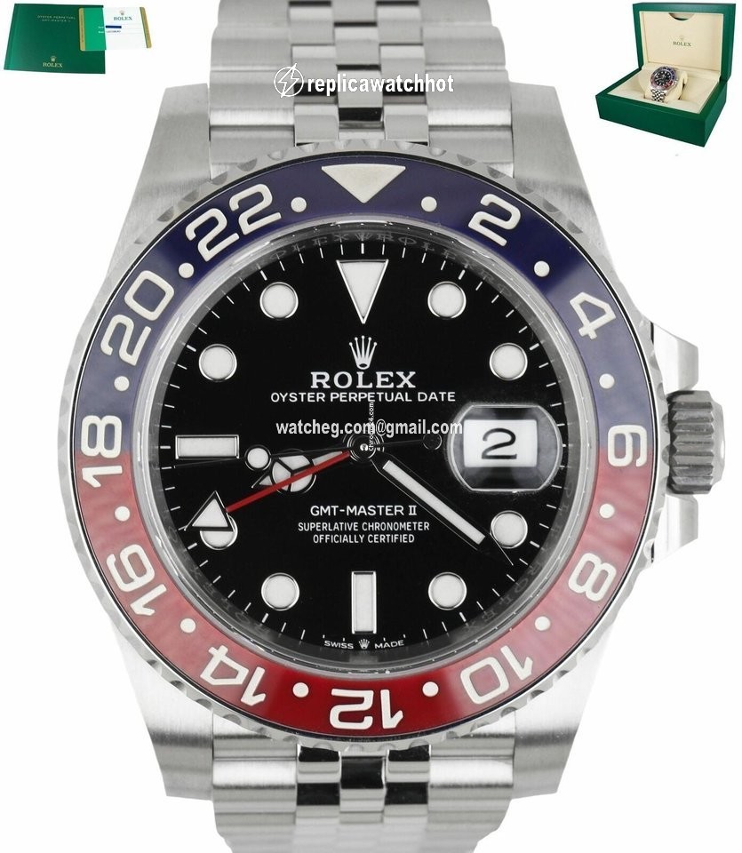 Rolex GMT-Master II Mens watch Unisex Steel Automatic 126710