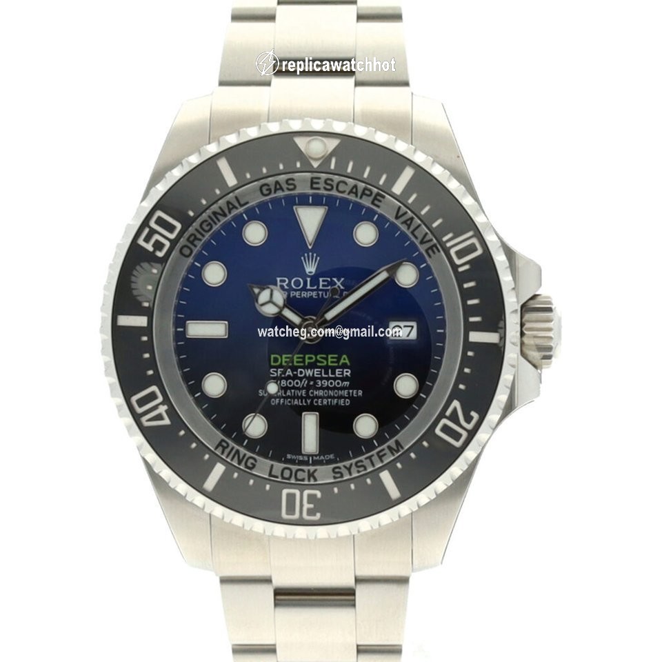 Rolex Sea-Dweller Deepsea Mens watch Unisex Steel Automatic 116660 D-BLUE