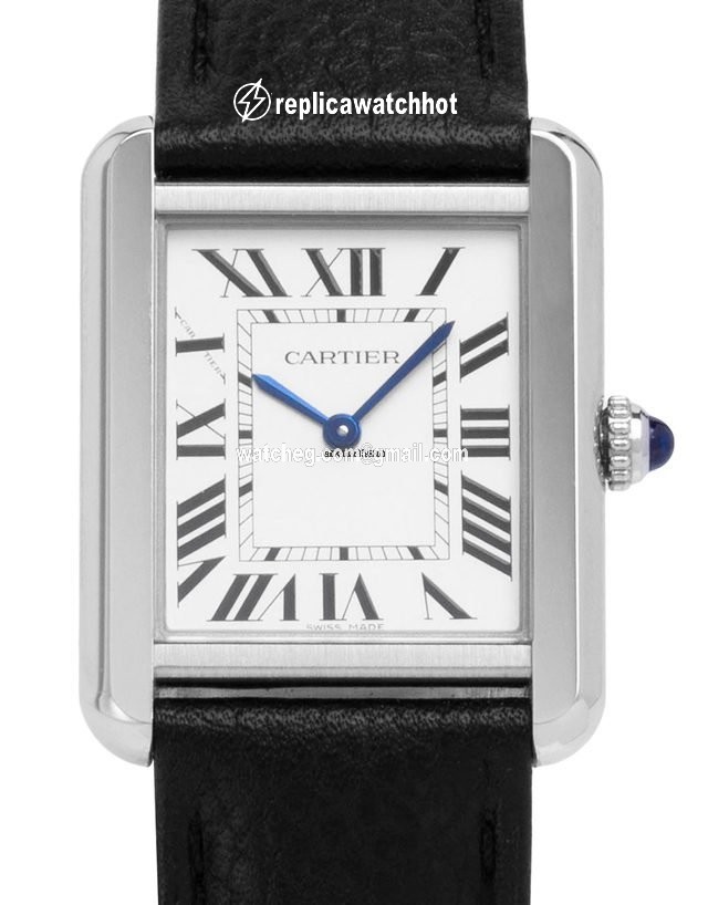 Cartier Tank Solo Mens watch Unisex Quartz Steel WSTA0030 3170
