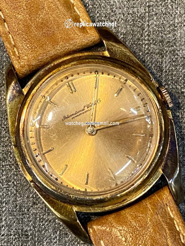 IWC Mens watch Unisex Manual winding Yellow gold 89