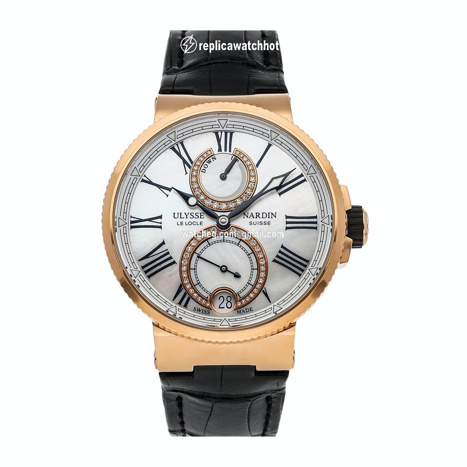 Ulysse Nardin Marine Mens watch Unisex Automatic Rose gold 1182-160 490