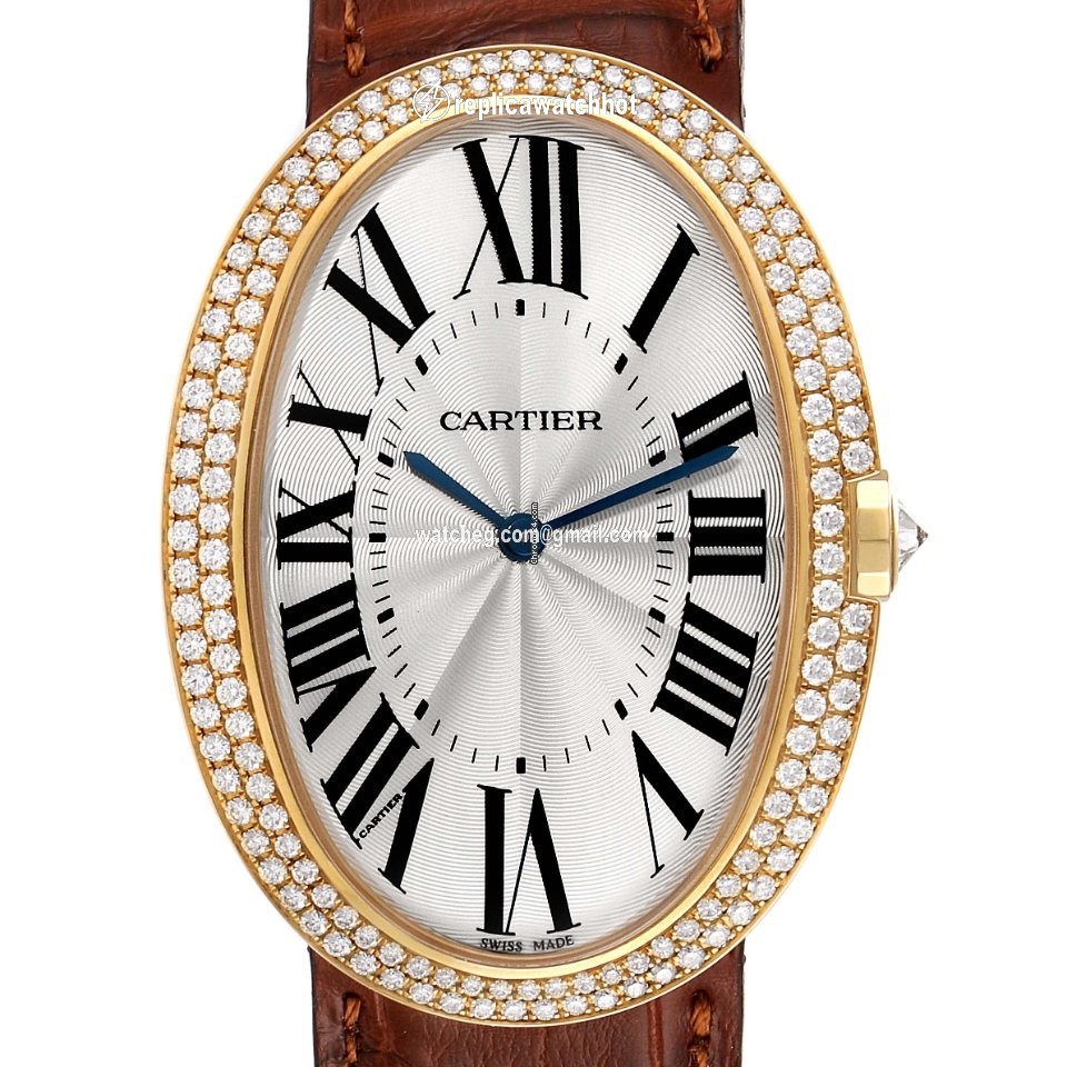 Cartier Baignoire Womens watch Manual winding Rose gold WB520005
