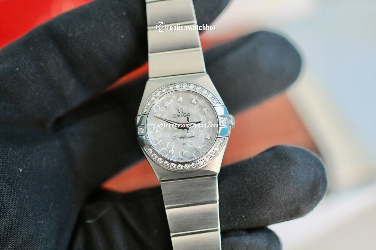 Omega Constellation Quartz Womens watch Quartz Steel 123.15.24.60.55.005