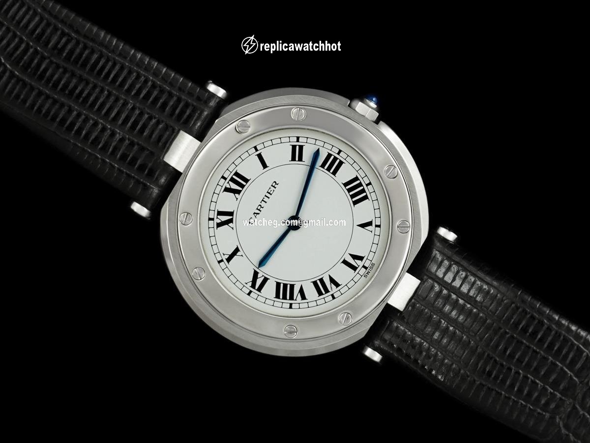 Cartier Santos Mens watch Unisex Quartz Steel 8277