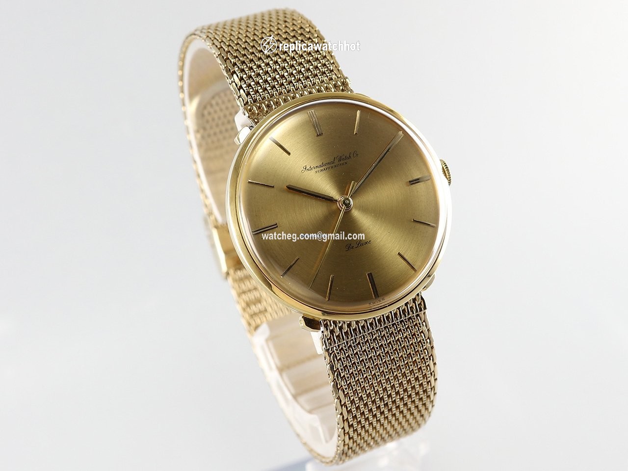 IWC Mens watch Unisex Manual winding Yellow gold 1210