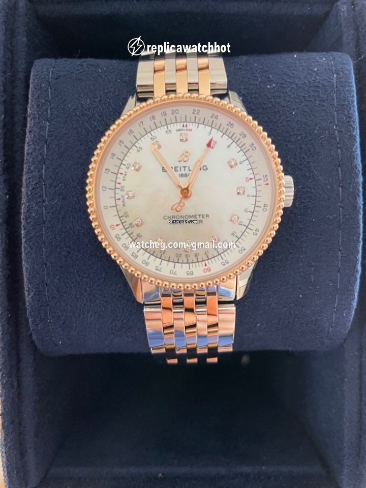 Breitling Navitimer Womens watch Automatic Gold Steel U17395211A1U1