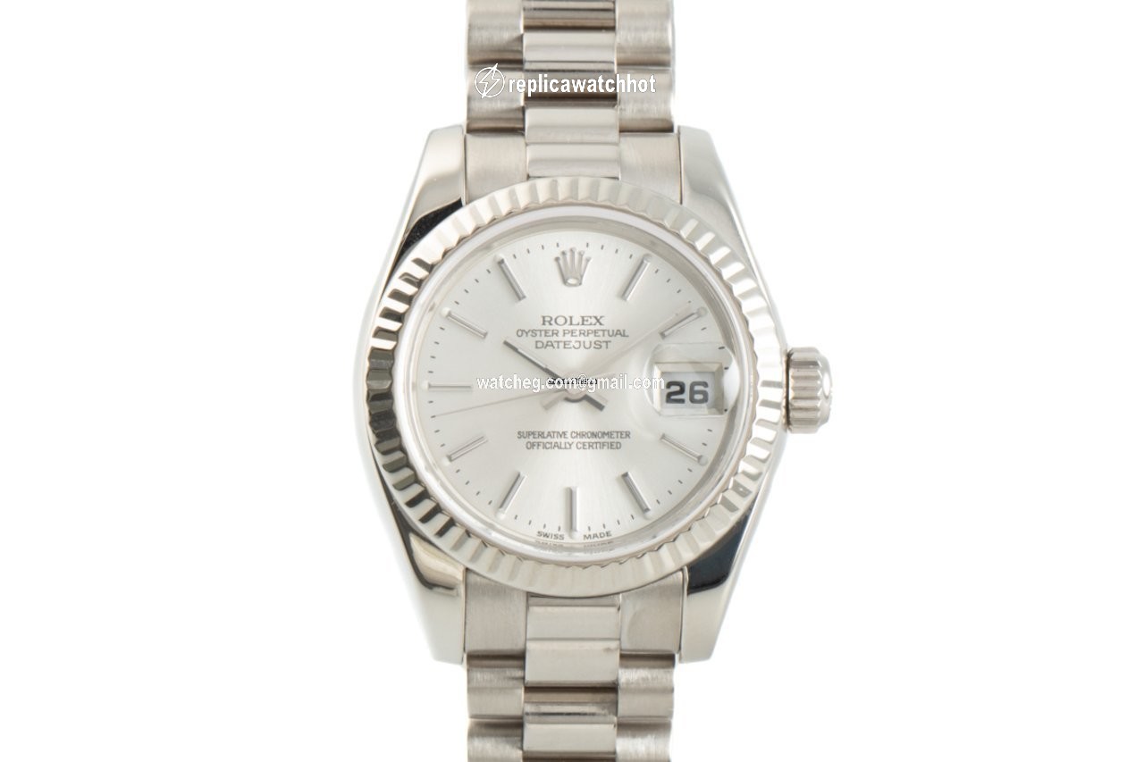 Rolex Lady-Datejust Womens watch White gold Automatic 179179