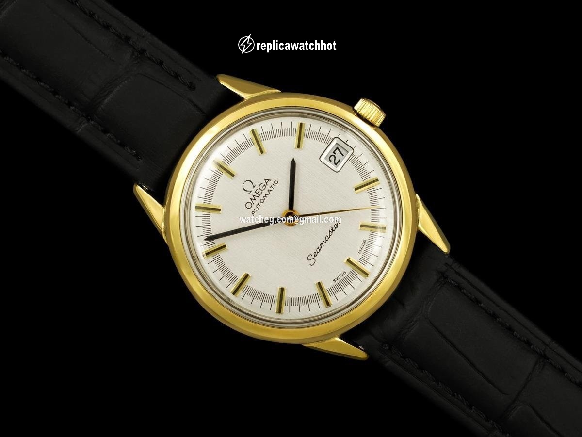 Omega Seamaster Mens watch Unisex Automatic Gold Steel 8205