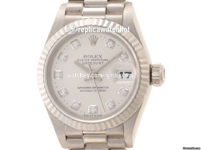 Rolex Lady-Datejust Womens watch White gold Automatic 69179G