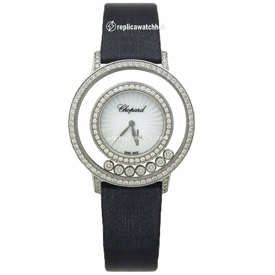 Chopard Happy Diamonds Mens watch Unisex Quartz White gold 2094291201-SDB