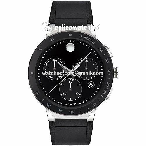 Movado Sapphire Mens watch Unisex Quartz Steel 607240-SDB