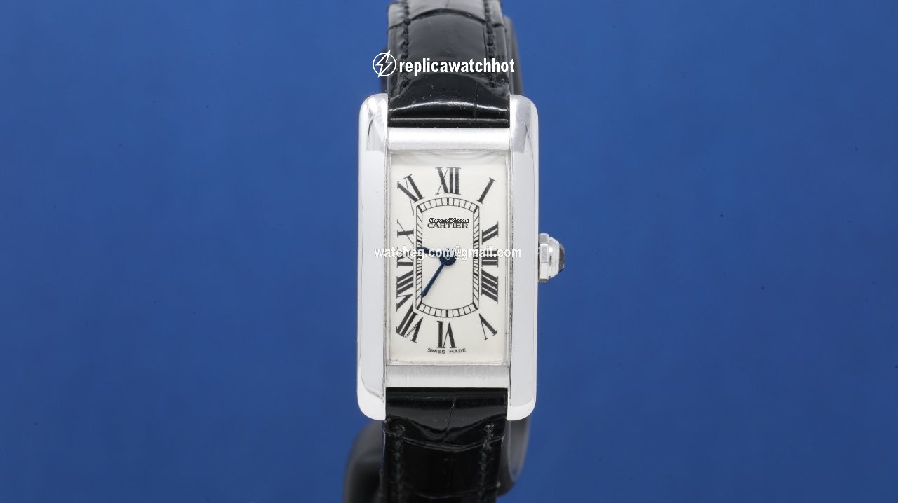 Cartier Tank Americaine Womens watch Quartz White gold 2489