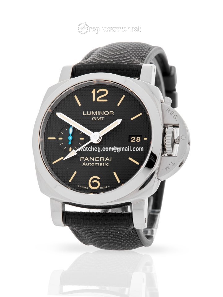 Panerai Luminor 1950 3 Days GMT Automatic Mens watch Unisex Automatic Steel PAM 01535