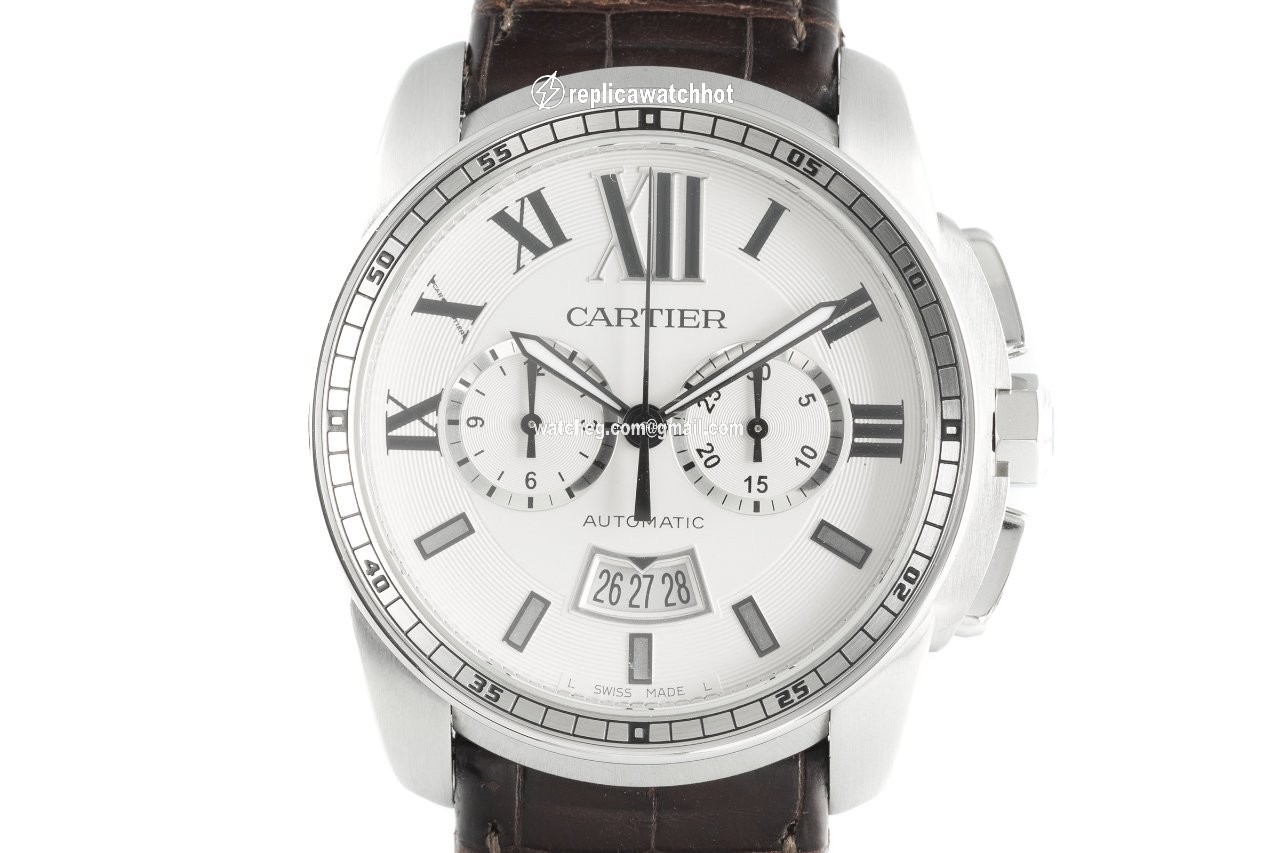 Cartier Calibre de Cartier Chronograph Mens watch Unisex Automatic Steel 3578