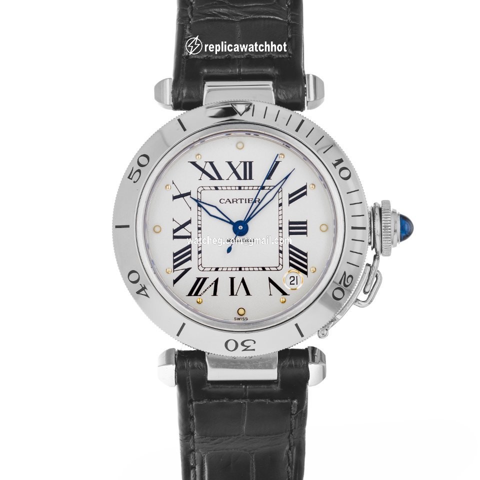 Cartier Pasha Mens watch Unisex Automatic Steel W3100255  9287