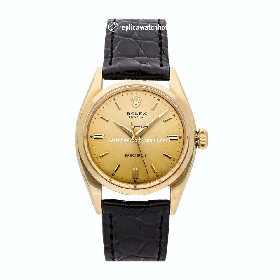 Rolex Oyster Precision Mens watch Unisex Yellow gold Manual winding 6422