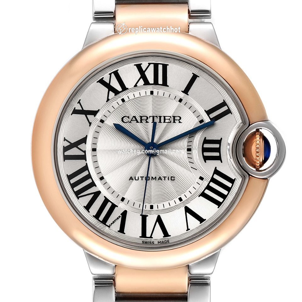 Cartier Ballon Bleu 36mm Womens watch Automatic Gold Steel W2BB0003