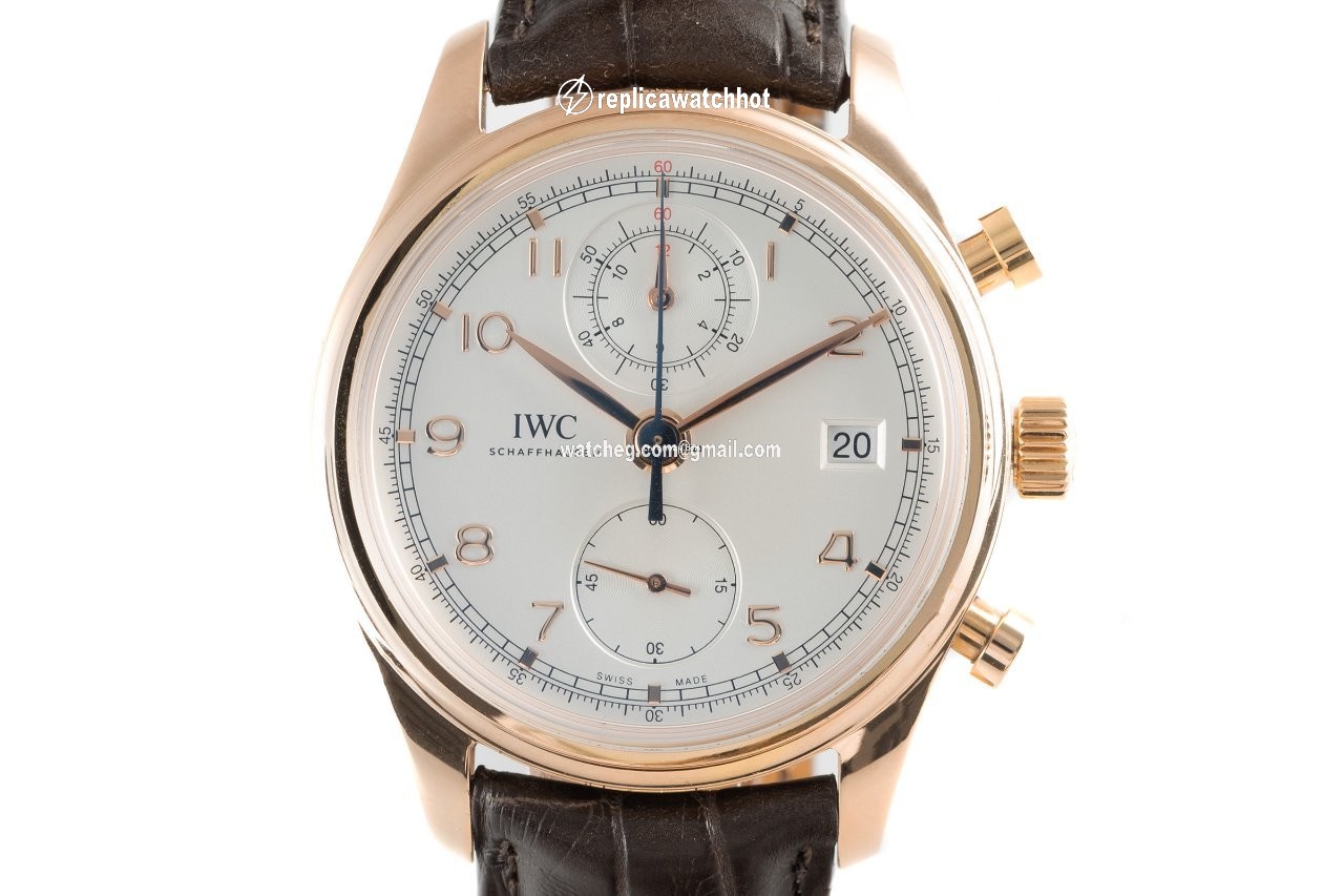 IWC Portuguese Chronograph Mens watch Unisex Automatic Red gold IW390402