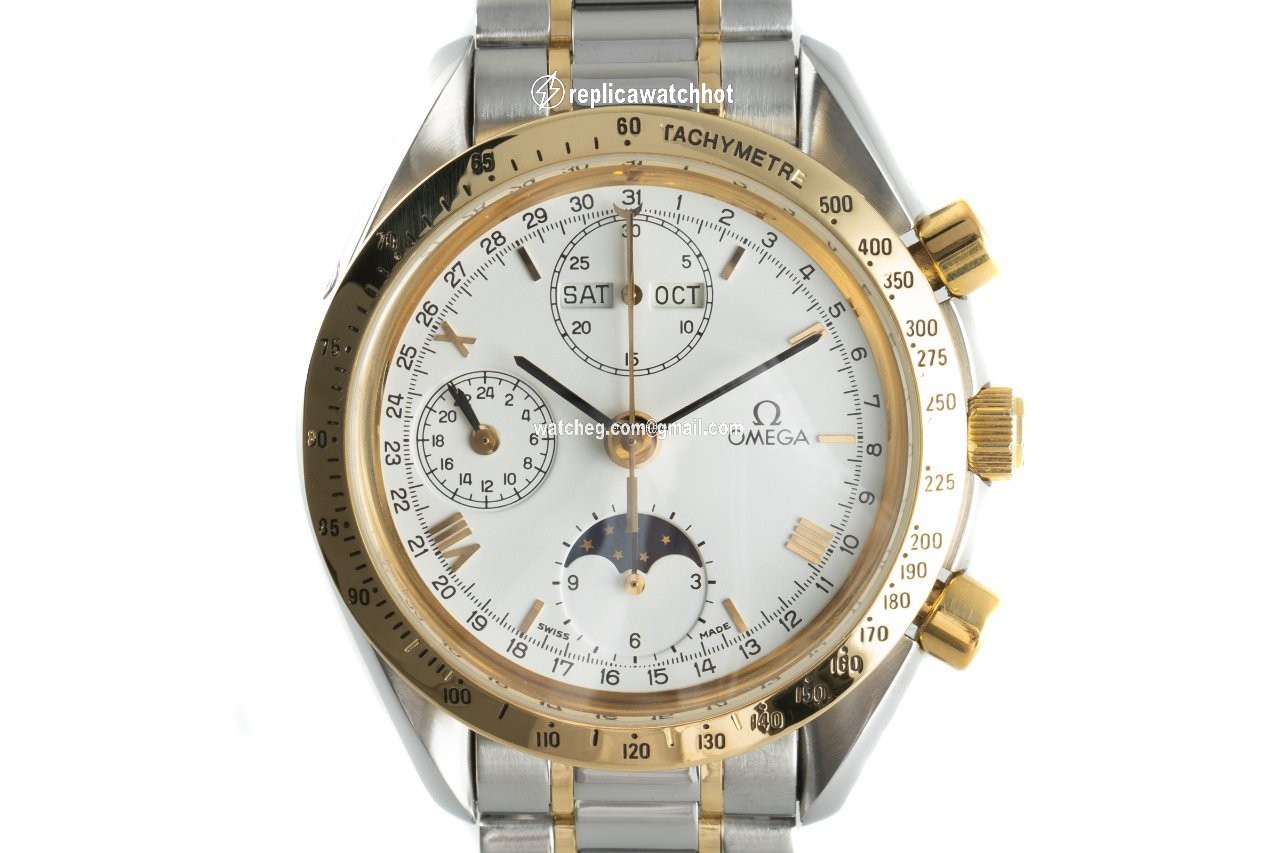Omega Speedmaster Mens watch Unisex Automatic Gold Steel DA 175.0034