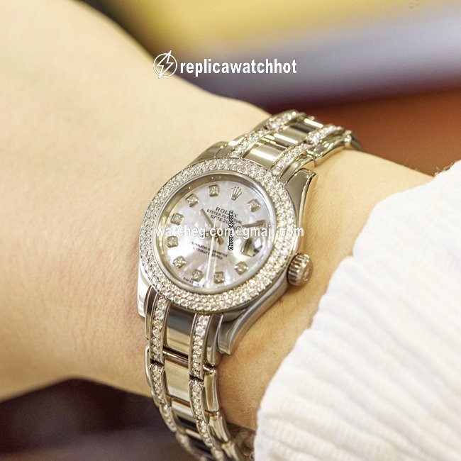 Rolex Lady-Datejust Womens watch White gold Automatic 80339