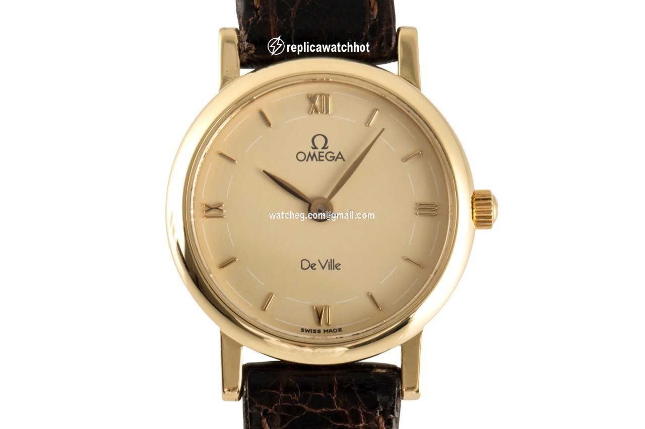 Omega De Ville Womens watch Quartz Yellow gold 595.1111