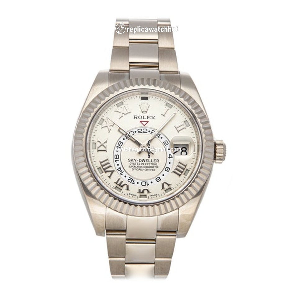 Rolex Sky-Dweller Mens watch Unisex White gold Automatic 326939-0001