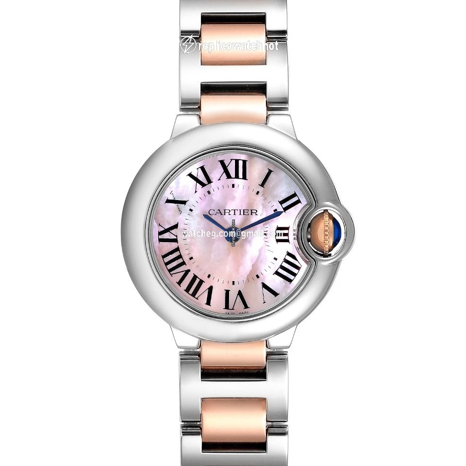Cartier Ballon Bleu 28mm Womens watch Quartz Steel W6920034