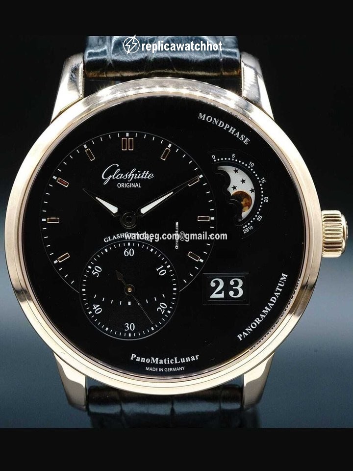 Glashtte Original PanoMaticLunar Mens watch Unisex Automatic Red gold 1-90-02-49-35-30