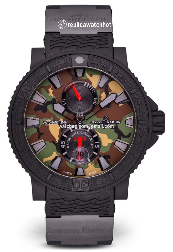 Ulysse Nardin Diver Black Sea Mens watch Unisex Automatic Steel 263-92LE-3C MIL