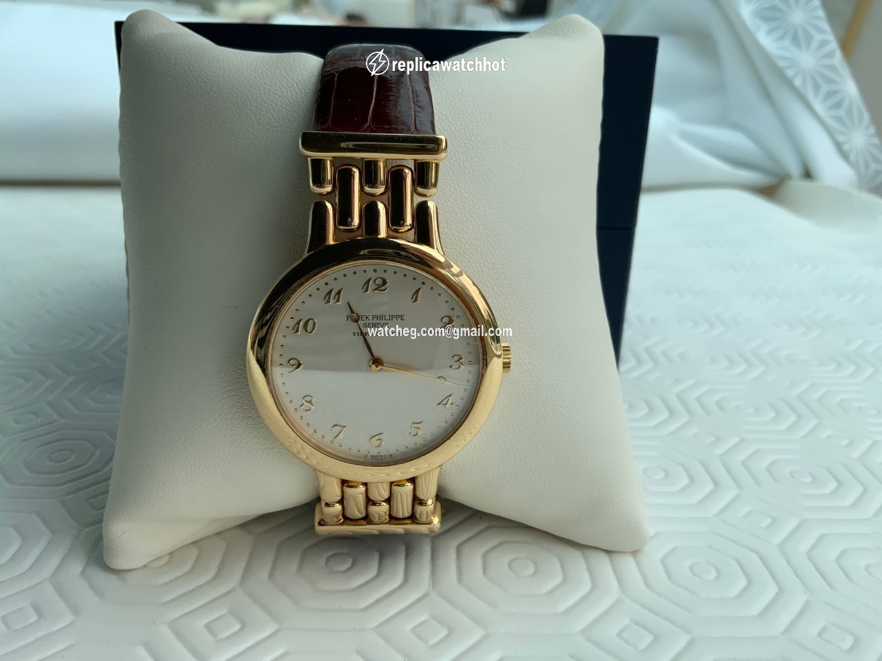 Patek Philippe Calatrava Mens watch Unisex Manual winding Yellow gold 3915J Case no. 2.923.211
