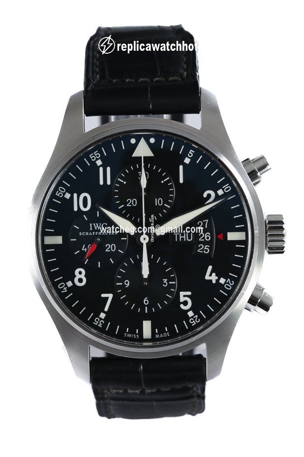 IWC Pilot Chronograph Mens watch Unisex Automatic Steel IW3777-01