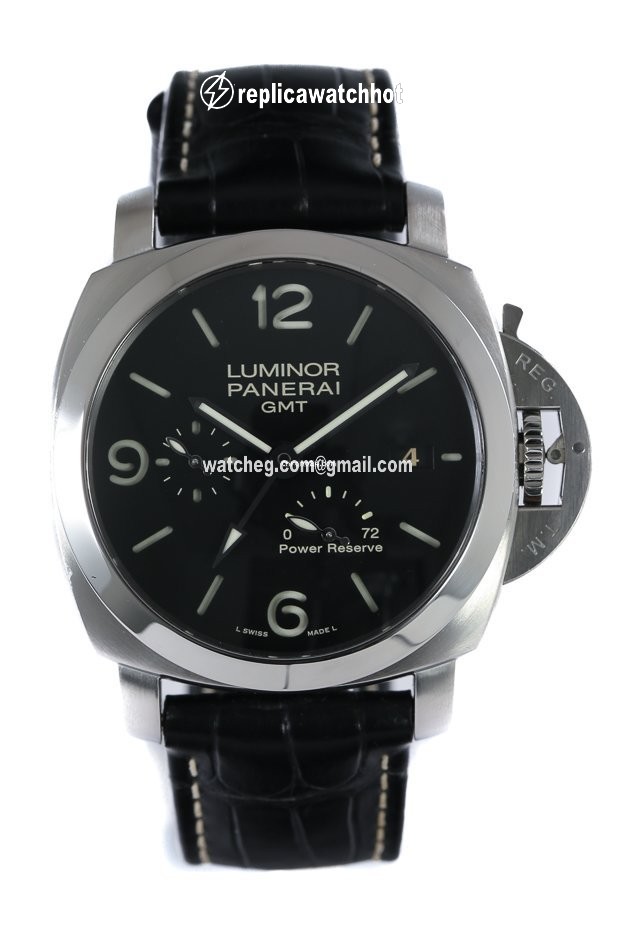Panerai Luminor 1950 3 Days GMT Power Reserve Automatic Mens watch Unisex Automatic Steel PAM 00321