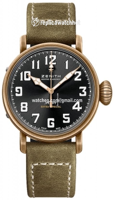 Zenith Pilot Mens watch Unisex Automatic Bronze 29.1940.679 21.C800